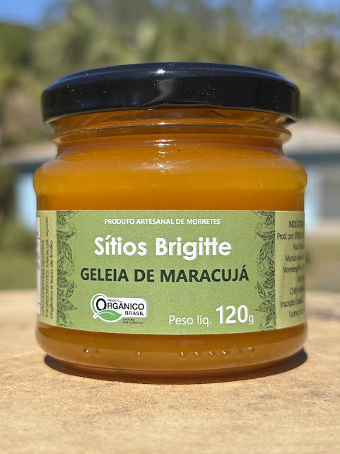 Geleia de Maracujá 120g - Sítios Brigitte
