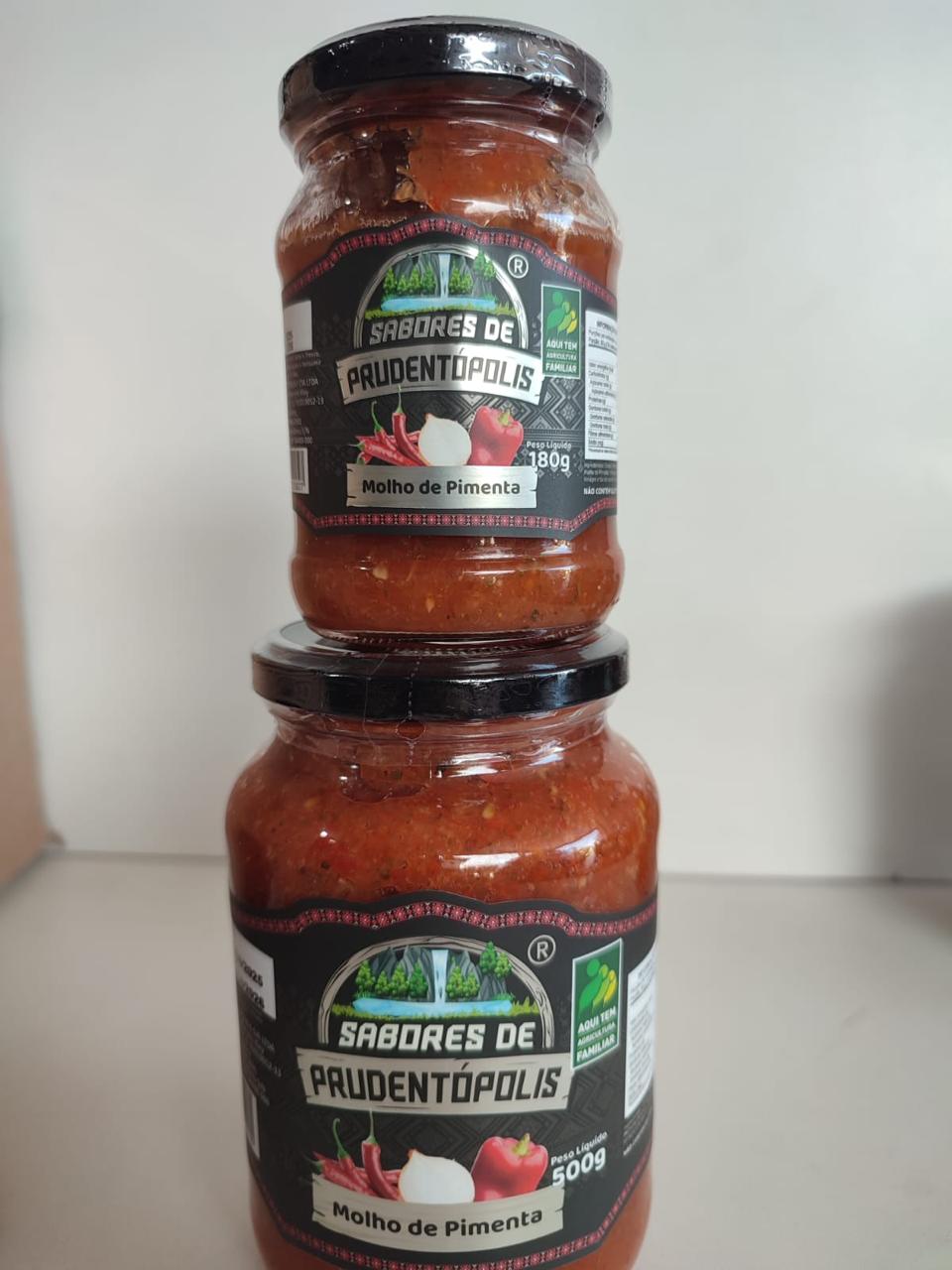 Molho de pimenta 180g - Sabores de Prudentópolis